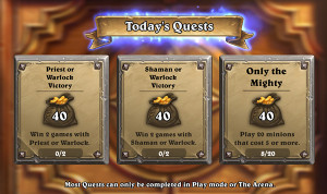 Hearthstone Multiple Quests