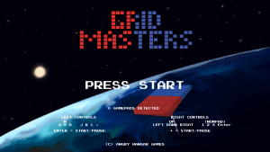 Grid Masters press Start