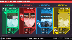 Stardust Vanguards Character Select